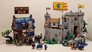 LEGO Lion Knight's Castle and Medieval Blacksmith