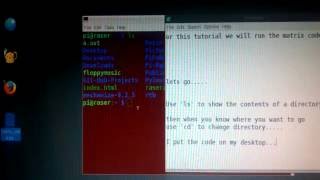 Command Terminal Tutorial - Matrix movie Code - Running Python from DOS or Linux