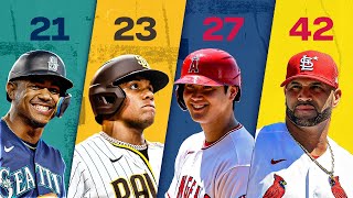 Best player at every age in MLB in 2022! (Shohei Ohtani, Juan Soto and more!)