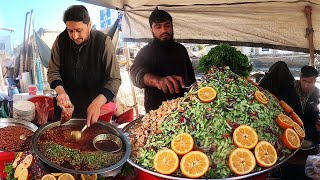 CHANNA MASALA CHAAT RECIPE | Traditional \u0026 Popular street food of Afghanistan | Kachalan and Lobya