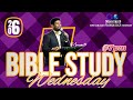 Bible Study Wednesday || 26th June 2024  || THE GRACE TABERNACLE CHURCH || Isaac Watts Shiny Watts
