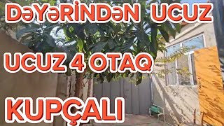 Kupçalı 4 Otaqlı Həyət Evi Cəmi 48000 AZN