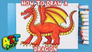How to Draw an EASY DRAGON!!!
