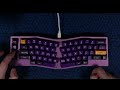 typing test bmek custom mechanical keyboard with lubed and filmed durock light tactile switches