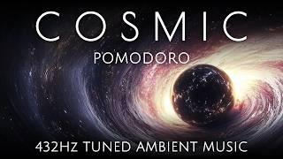 C O S M I C (POMODORO version) | Deep Space Ambient Music | 432Hz to Relax & Focus