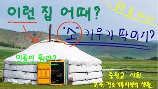 스텝기후 지역의 주민 생활 및 변화 모습 (2.4.건조기후 지역과 툰드라기후 지역의 주민 생활)