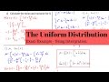 Uniform Distribution - Exam Question