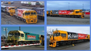 KiwiRail's DXR diesel locomotives ~ 8007 and 8022