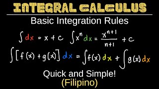 Basic Integration Rules, Problems, Formulas, Indefinite Integral, Integral Calculus