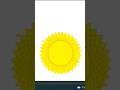 Draw Sun 🌞 Using Python Turtle | #shorts #shortvideo #short #python #pythonturtle