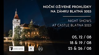 Noční prohlídky na Zámku Blatná🏰🌙 / Night tours at Castle Blatna