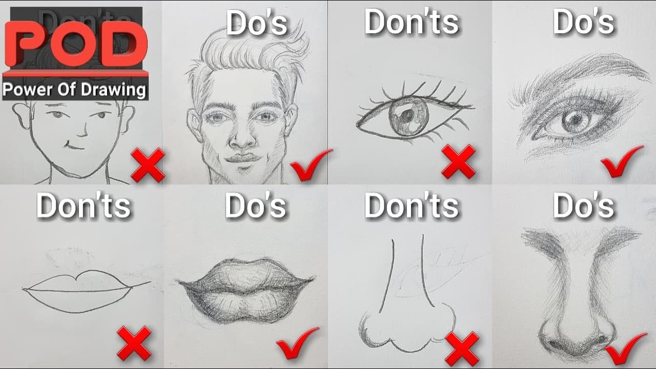 DO's & DON'ts - 4 Tips And Tricks How To Draw Better Than Before ...