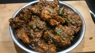 கோயில் ஆட்டு கிடா விருந்து ஸ்டைல் மட்டன் வறுவல் ! Mutton Fry Recipe in Tamil