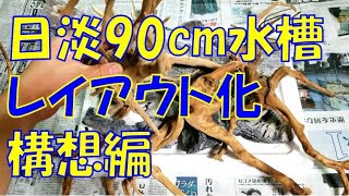 日淡90cm水槽レイアウト化計画vol.1構想編【日本淡水魚】