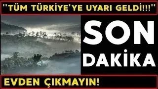 SON DAKİKA Meteoroloji hava durumu O Şehirlere  sağanak yağış uyarısı geldi! Çok kuvvetli olacak