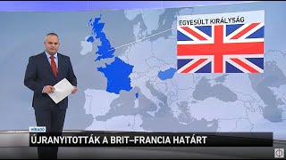 Újranyitották a brit - francia határt