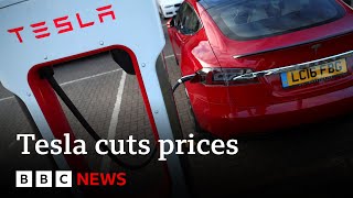 Elon Musk's Tesla cuts prices in major markets as sales fall | BBC News