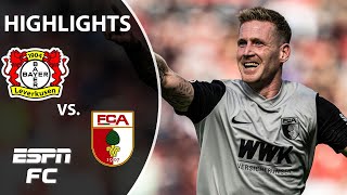 Augsburg snatches first win of season over Bayer Leverkusen | Bundesliga Highlights | ESPN FC