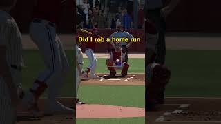 Did I rob a home run #foryou #foryoupage #baseball #mlb #mlbtheshow #gaming #viralshort #viralvideo