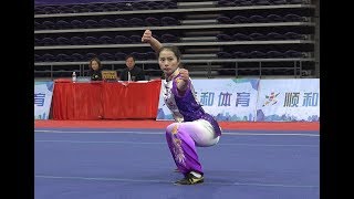 Women's Changquan  女子长拳 第5名 浙江队 吴灵芝 9.52分 zhe jiang wu ling zhi