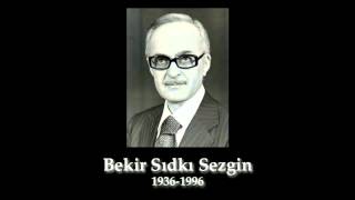 Bekir Sıdkı Sezgin Bir rüzgârdır gelir geçer sanmıştım