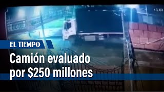 Ladrones roban camión avaluado en $250 millones | El Tiempo