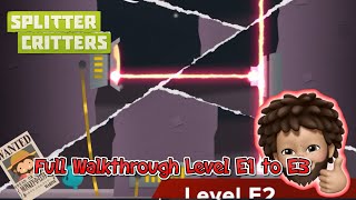 Splitter Critters - Full Walkthrough Level E1 to E3 | Apple Arcade