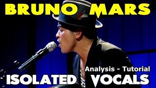 BRUNO MARS - When I Was Your Man - Isolated Vocals - Analysis and Tutorial