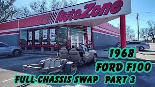 1968 Ford F100 Full Chassis Swap with a Mercury Grand Marquis Part 3