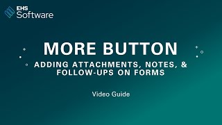 More Button | Novara EHS Software
