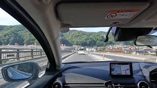 【4K 車載動画】広島県 東広島バイパス瀬野西IC(安芸バイパス接続工事中) - 中野瀬野線 - 上瀬野1丁目交差点