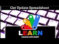 Google Apps Script Code Example 8 Get Update Spreadsheet