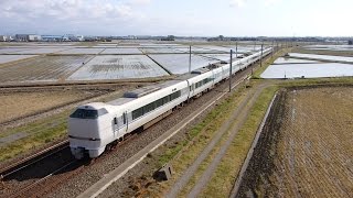 北陸本線683系4000番台特急サンダーバード25号　美川→加賀笠間にて