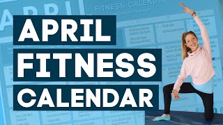 April Fitness Workout Calendar Workout Program