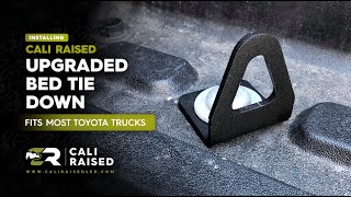 Toyota Tacoma/Tundra Upgraded Bed Tie Down Installation