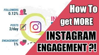 HOW TO GET MORE ENGAGEMENT ON INSTAGRAM - @TUNEHYPE