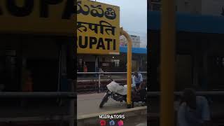 Sapthagiri Express 🚂 | 16058 in 60 Seconds! 🛤️#shorts #migrators #sapthagiriexpress #tirupati