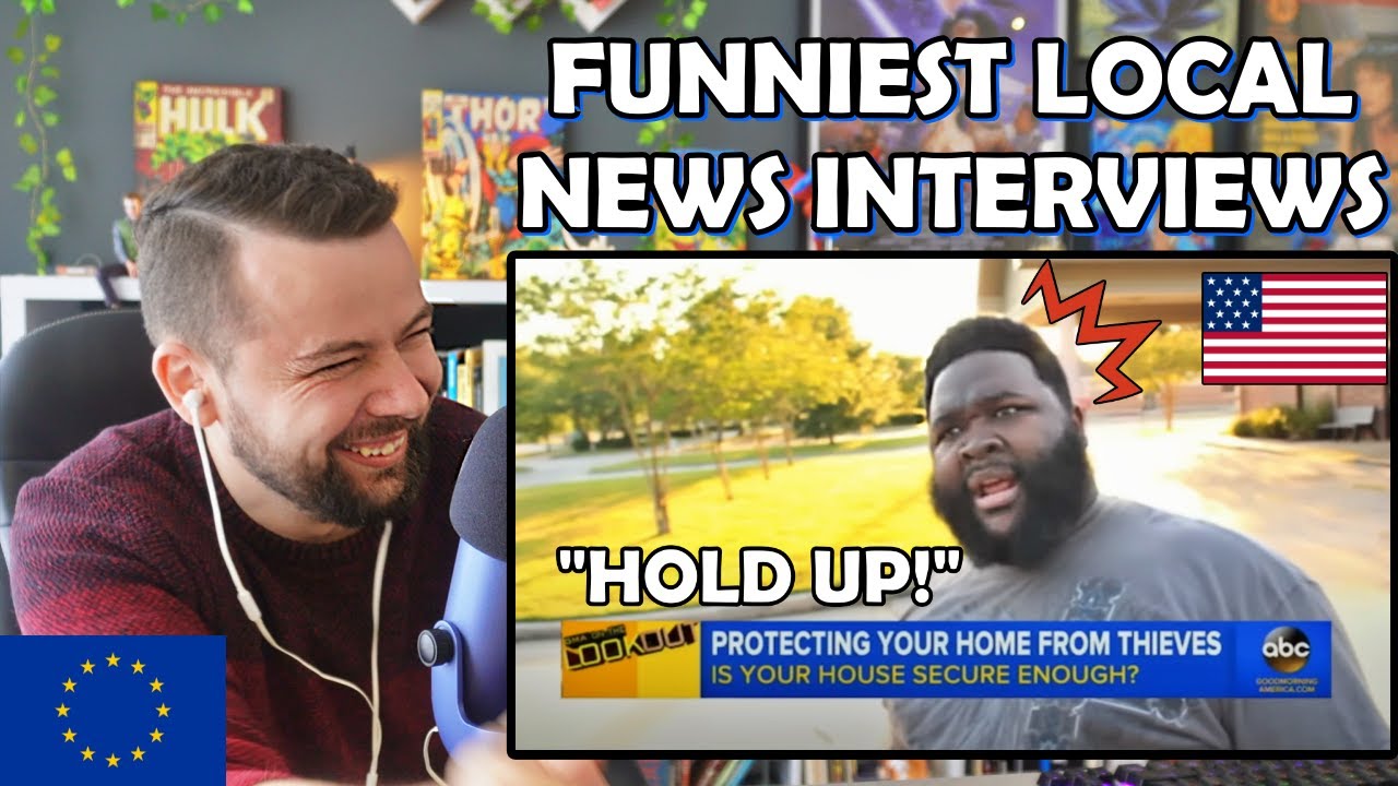 European Reacts To Funniest American Local News Interviews Of All Time