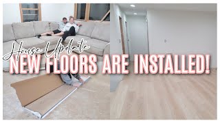 NEW HOME UPDATES! Finally Installing our Floors 😍 | NEW HOME RENOVATION UPDATES #5