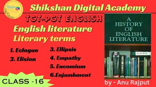 literary terms|English literature|up TGT PGT Exam| by Anu Rajput