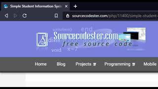Simple Student Information System using PHP Demo