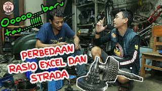 PERBEDAAN RASIO VESPA EXCEL DAN VESPA STRADA