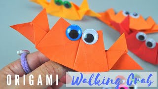 Origami Walking Crab - Step by Step (FUN FUN FUN)