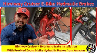 Himiway | Cruiser | Zoom Aftermarket E-Bike Hydraulic Brakes from Amazon Installation Instructions