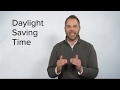 Daylight Saving Time ends on Sunday