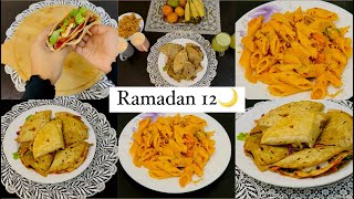 ഈ റമദാനിലെ 12 ആം നോബും കഴിഞ്ഞു💫 ।Chicken cheese wraps \u0026 Orange pasta 👌