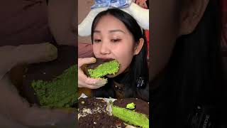 黑松露抹茶巴斯克芝士蛋糕‼️空口吃奶酪的感觉  #美食 #美食吃播