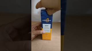 unboxing...   #aqualogica #sunscreen  #freshstarttoglowingskin