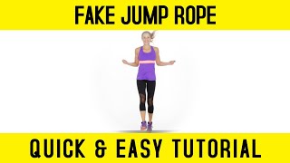 Fake Jump Rope Tutorial | Cardio Exercises