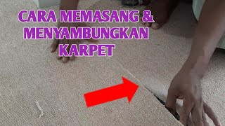 cara pemasangan karpet meteran buat kantor